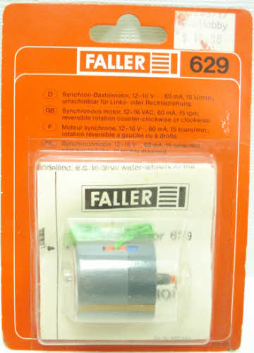 Faller 629 Synchronous Motor (12-16V AC) 4/15 RPM