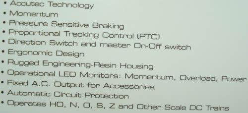 MRC AB131 HO Tech 4 260 Train Controller Accutec Technology