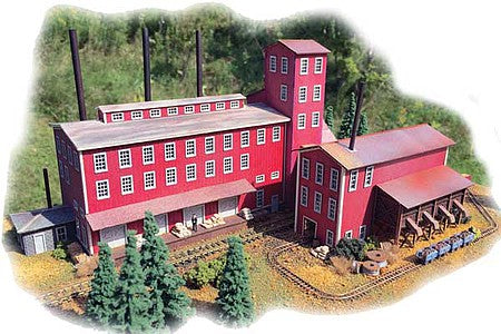 The N Scale Architect 10040 N Elkton Creek Smelter Building Kit