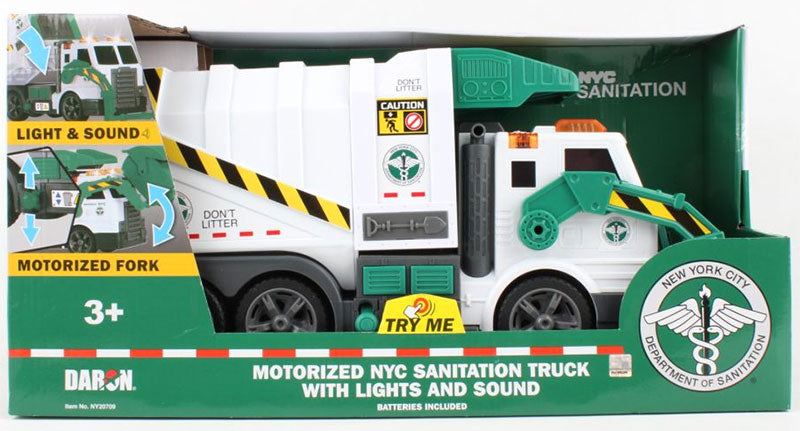 Daron Worldwide Trading NY20709 Front End Dumpster Garbage Truck Diecast Model