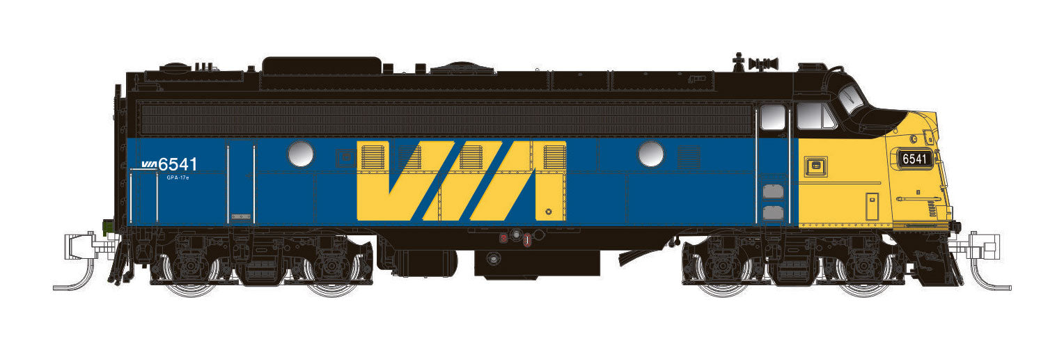 Rapido Trains 530011 N VIA Rail Canada CN FP9A Diesel Locomotive #6525 ...