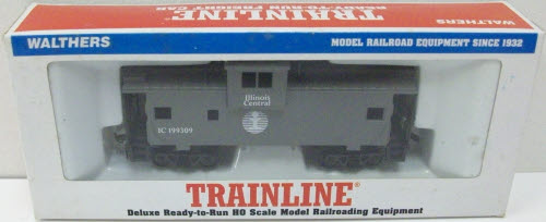 Walthers 931-521 HO Illinois Central Wide Vision Caboose #199309